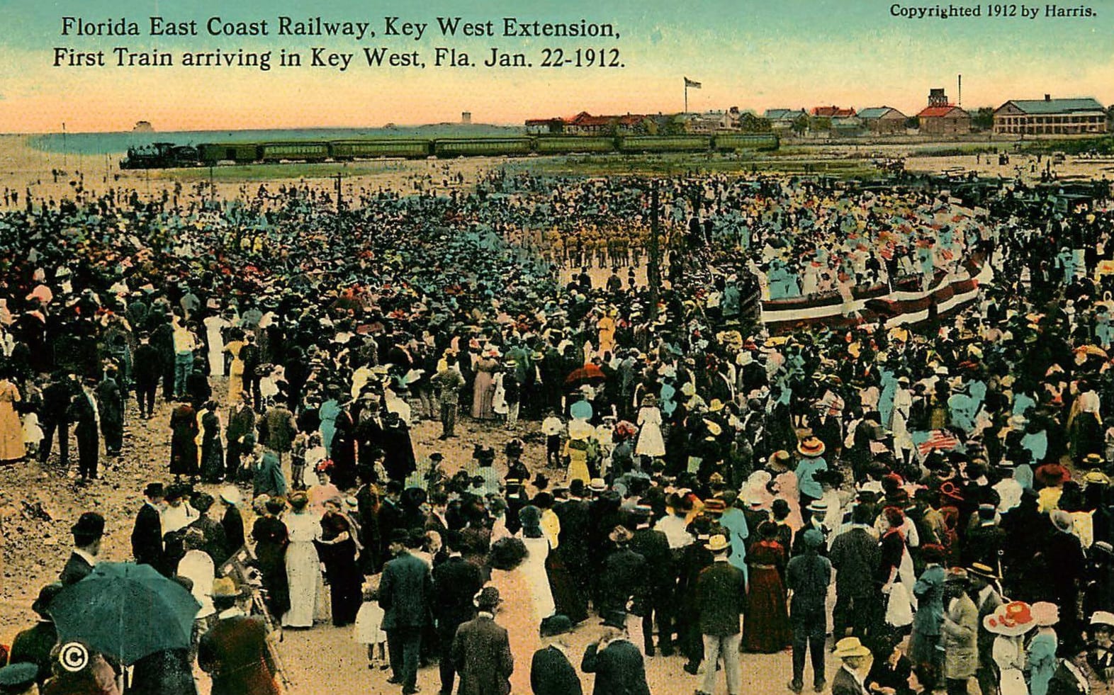 First Florida East Coast Railway Key West train, 1912.