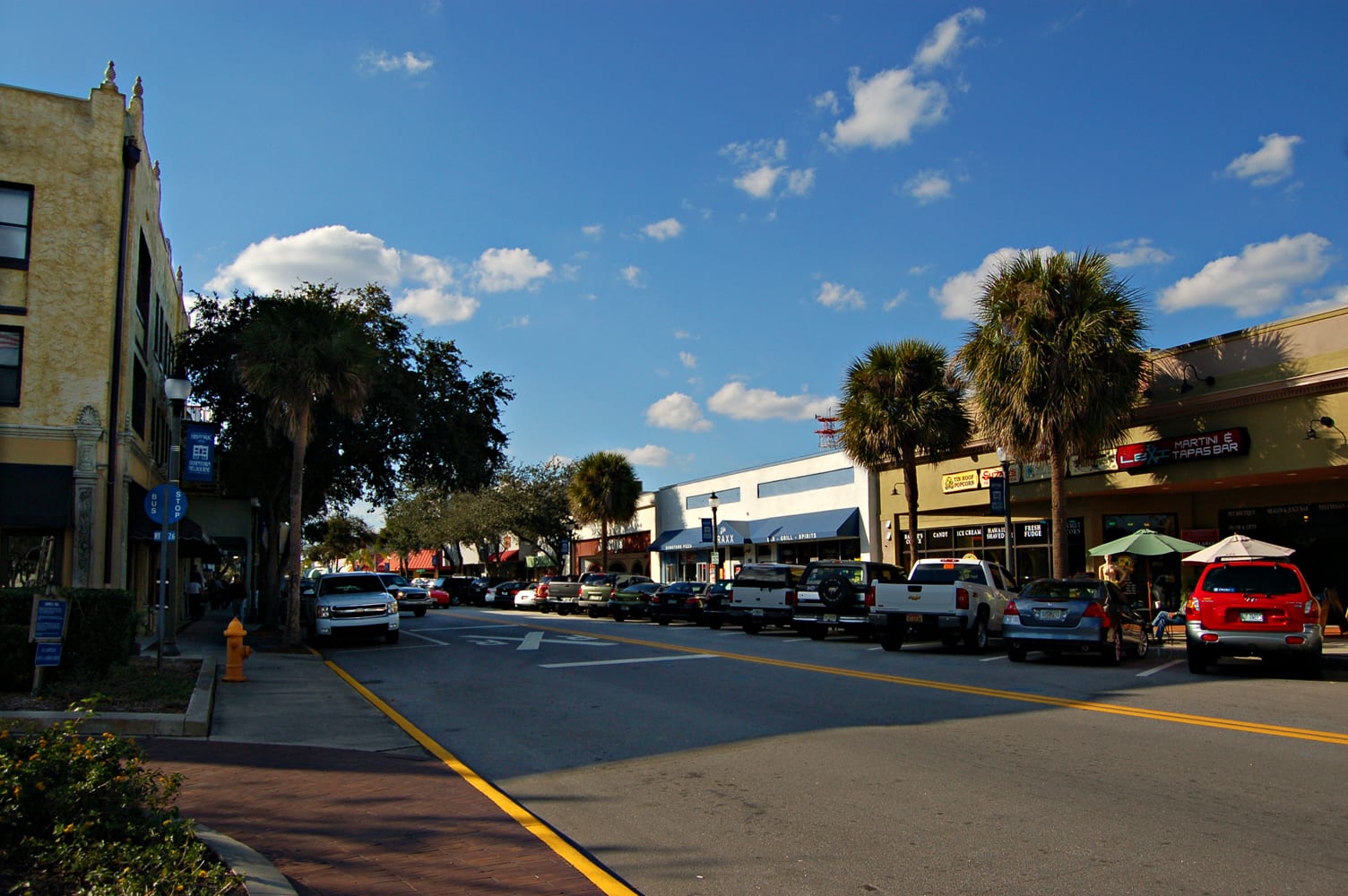 Historic downtown Melbourne, Florida.